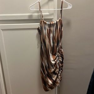 brown dress